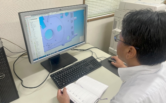 設計CADの画面